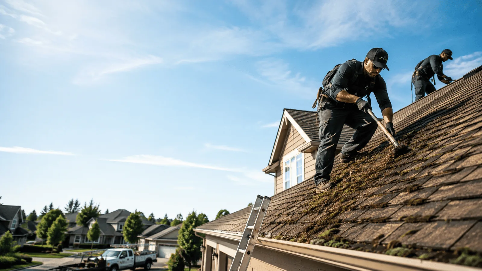 Roof Moss Removal in Stallings, NC near me